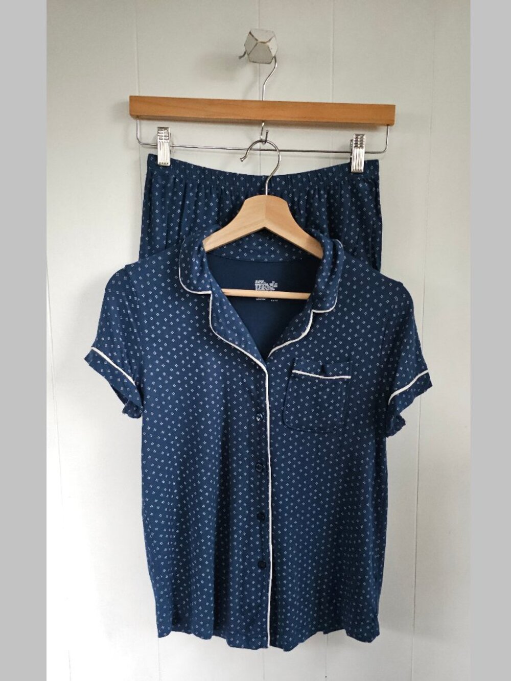 G&O Navy Dot Pajama Set